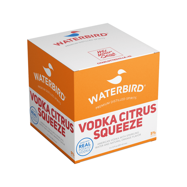 WATERBIRD VODKA CITRU SQUEEZE 4PK