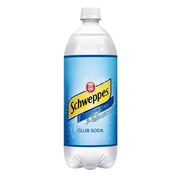 SCHWEPPES CLUB SODA 1.0L