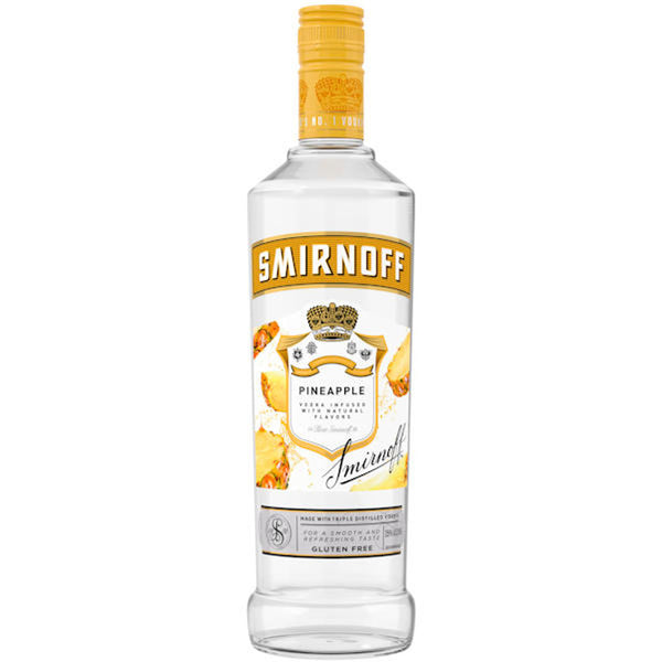 SMIRNOFF PINEAPPLE 750ML