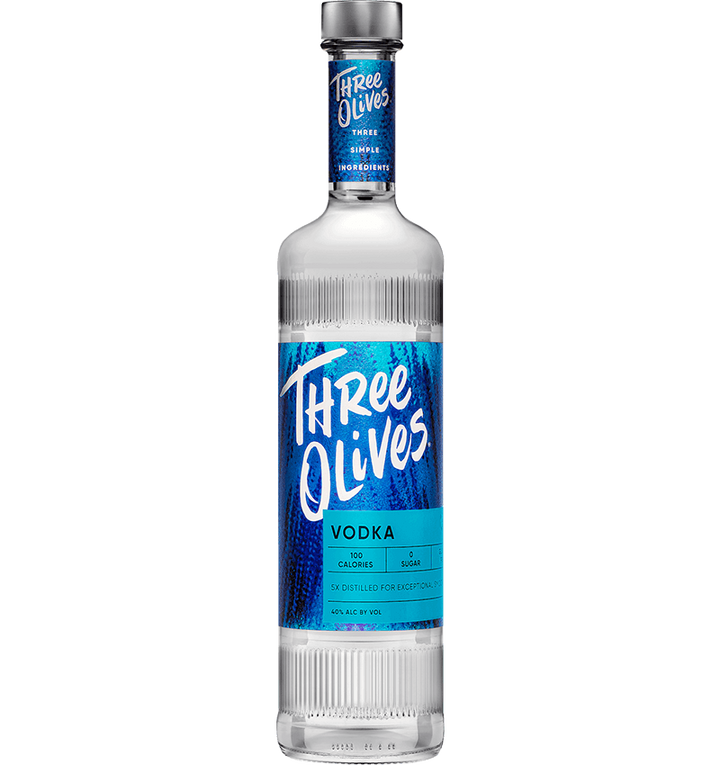 THREE OLIVES VODKA 750ML