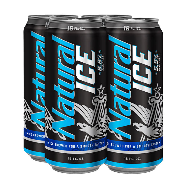 NATURAL ICE 4PK CAN  16OZ
