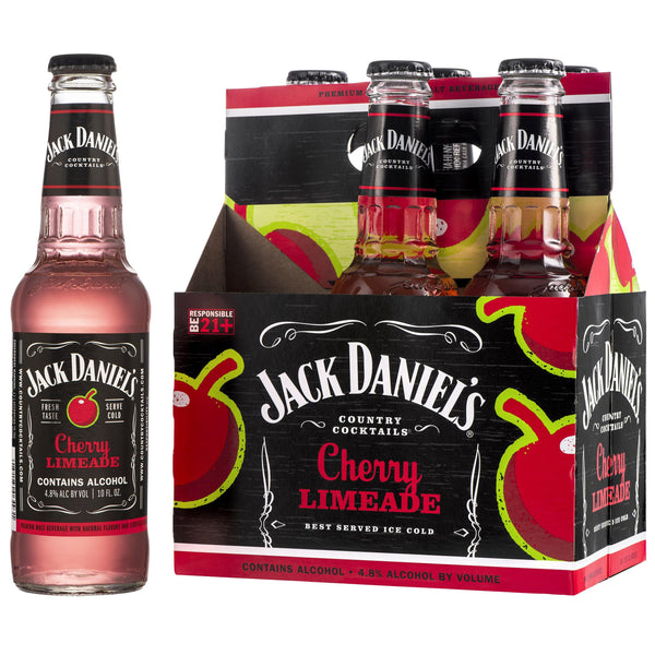 JACK  DANIELS CHERRY LIMEADE 6PK 12 OZ